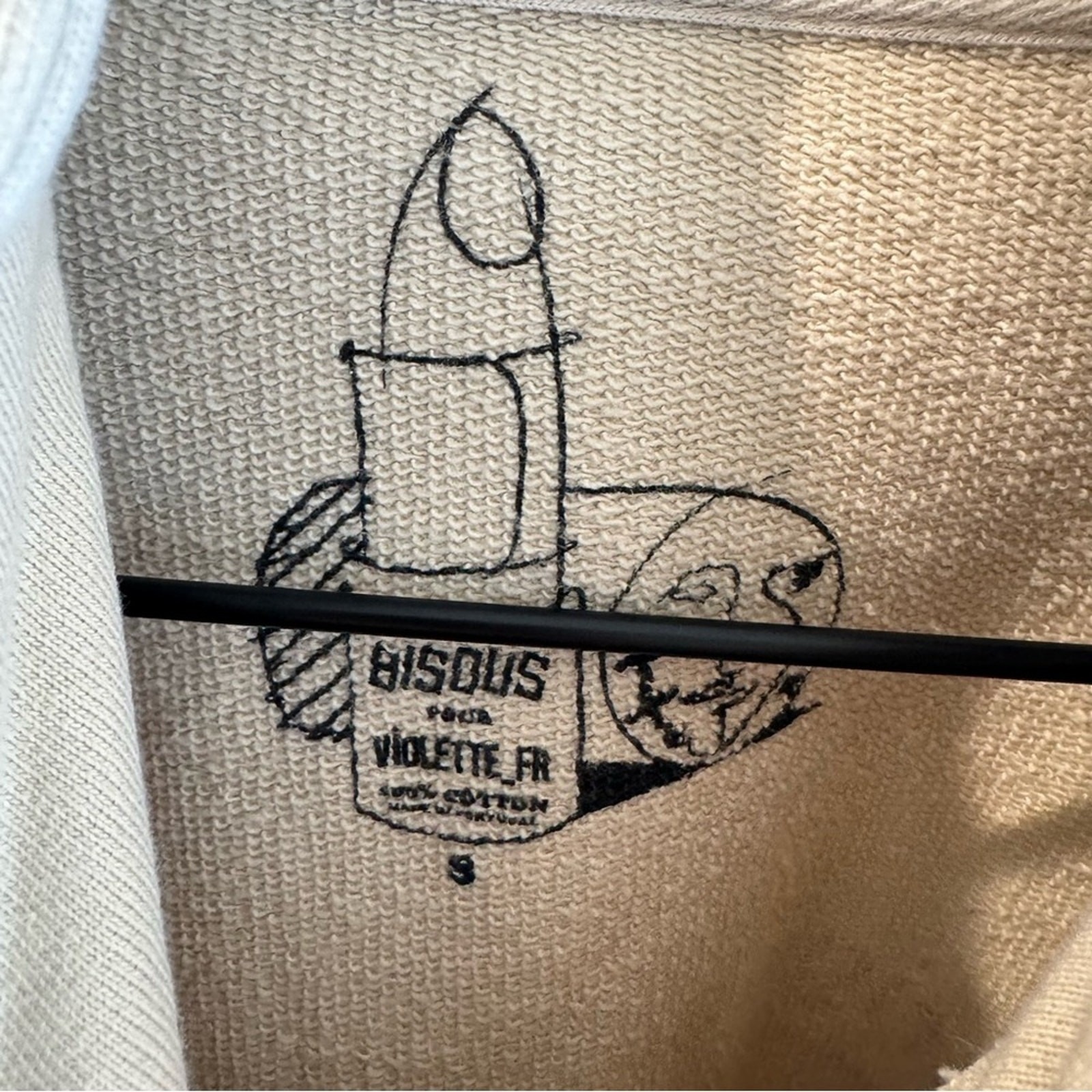 Violette_fr X Bisous Skateboards Avec Amour Hoodie Small — image 4 of 6